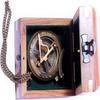 Royal Crafts Push Button Sundial Compass With Gorgeous Chain