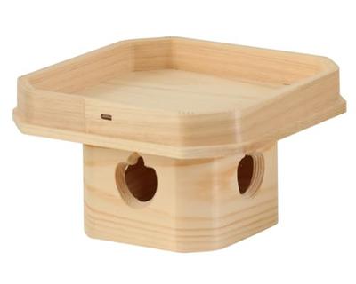 Toyama Sanbo 5-inch (Width 15 X Height 9cm) Toyama Sanbo, Made of Cypress Wood, Domestically Produced, for Shinto Altars, Shin