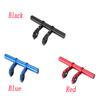 Front Outdoor Aluminum Alloy Lamp Bracket Mount Bike Handlebar Extender Bracket Double Tube