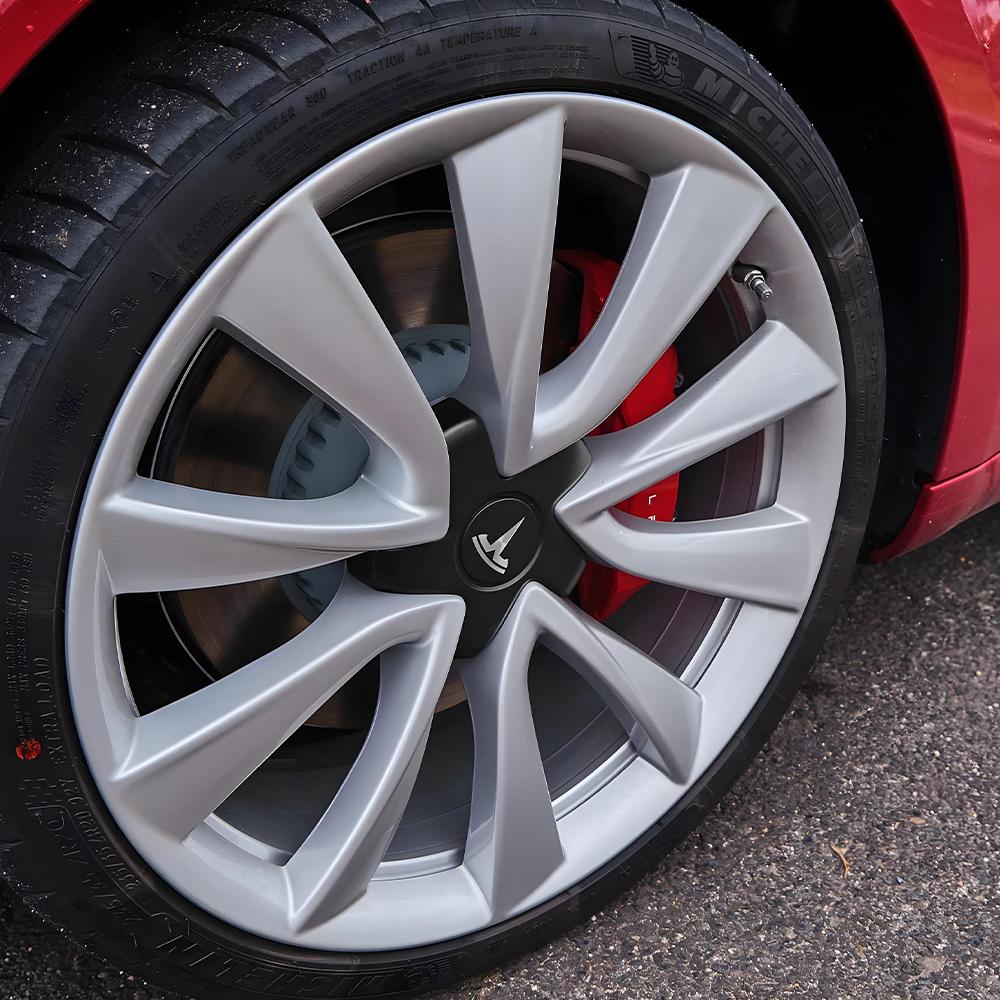 Для Tesla Model 3 19-дюймовые колеса Автомобильный стайлинг Декоративная заглушка ступицы колеса Автомобильная крышка центра колеса Шильдик Наклейка Аксессуары