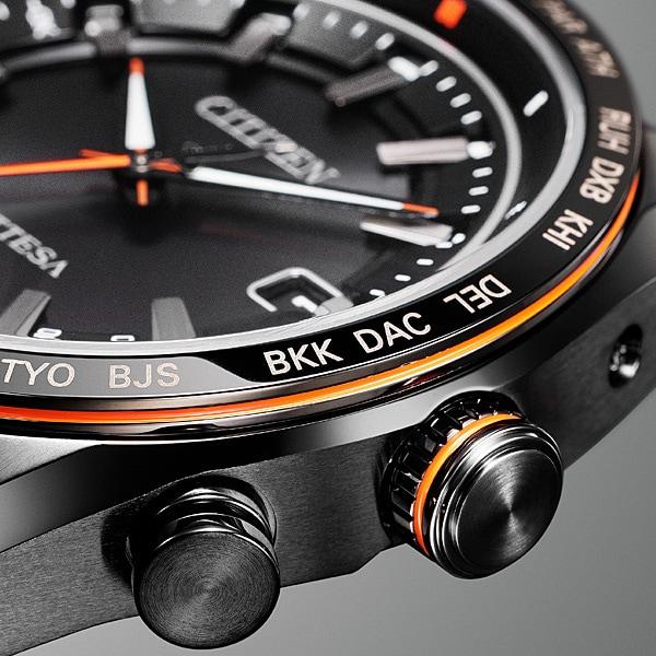 Citizen CB0286-61E ( Watch ATTESA Solar-powered Eco-Drive Radio-controlled ACT Line Black Titanium Series)