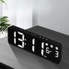 Новые светодиодные цифровые часы с большим экраном, настенные часы для гостиной, светящиеся, несколько будильников, простые часы