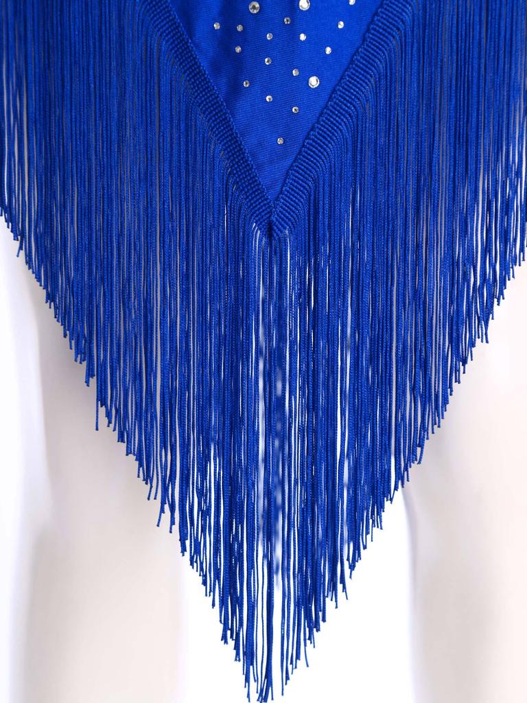 Женский костюм для латиноамериканских танцев, открытая спина, вырезы, бретели-спагетти, бахрома, платье со стразами