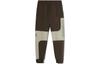 Men's Pants Li-Ning Sports Fashion Collection Knitted Sweatpants Men's Brown Moderate Cuffed Pants