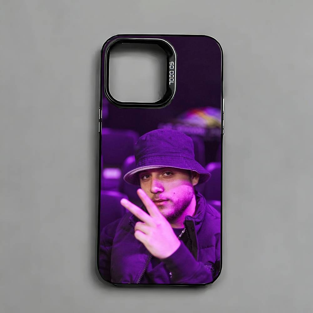 PLK-K Rapper Mathieu Phone Case For iPhone 17,16,15,14,13,12,11 Plus,Pro Max,XS,Colored Silver Plated Inside Cover