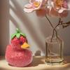1PC Fun Strawberry Duck,Pineapple Duck Home Decorations,Handmade Resin Decorations,Cute Cartoon Style Fruit Duck Figurine