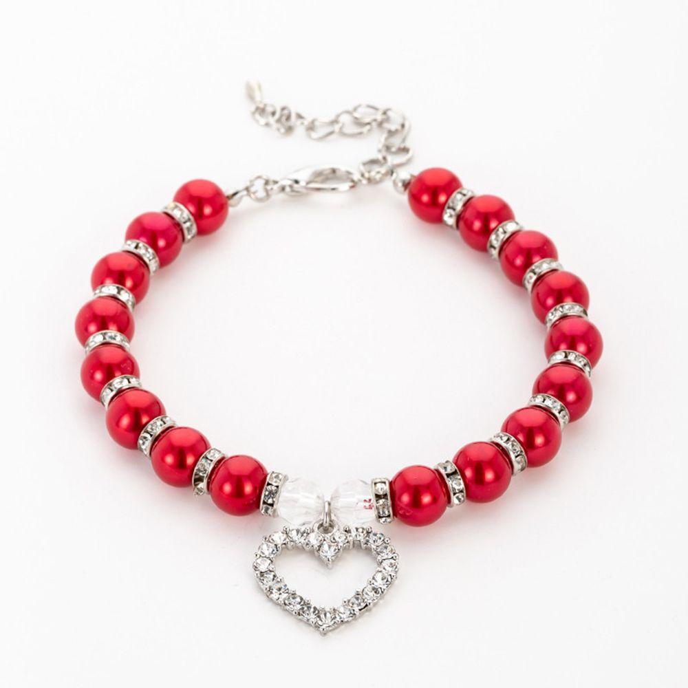 Elegant Pearl Necklace Cat and Dog Jewelry Pet Accessories Pendants Necklaces Collar Pet Collar