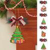 1 Set DIY Diamond Painting Christmas Pendant Enhance Creativity Reduce Stress