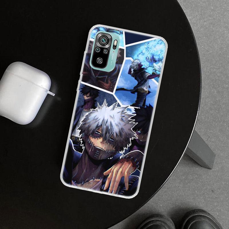 Чехол для телефона MHA Dabi Bnha для Xiaomi Redmi Note 15 14 13 12 11 Pro Plus 14S 12S 11S 11T 11E 10S 10 Индивидуальные Fundas Redmi