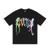Summer Hot Sale Men's T Shirt 100%Cotton Round Neck Tee Loose Fitting Short Sleeve The Eye of God Printed Couple Outfit Y2k Tops