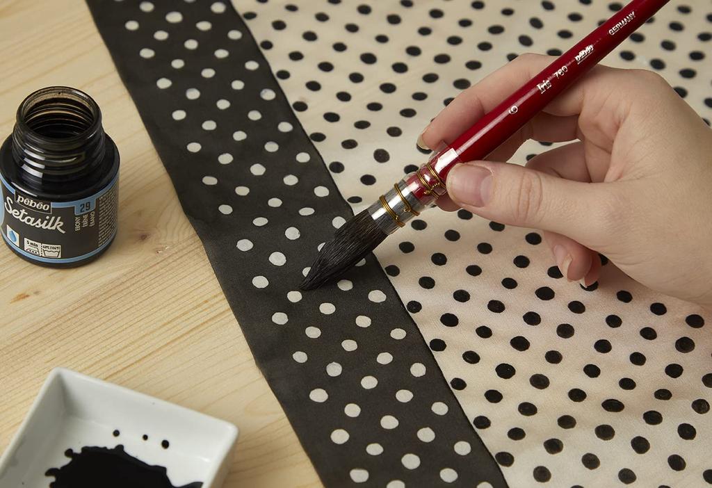 Pebeo Acrylic Paint for Fabric Hand Painting and Sun Dyeing Setasilk 45ml Magenta 07 Water-based [product]