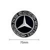 Hot Car Sticker 4 pieces 75mm Car Wheel Center Hub Caps Cover for Mercedes-Benz W166 W167 W177 W213 X205 GLC/GLE/ML-class decora