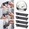 Wall-Mounted Punch-Free Pot Lid Storage Rack with Sticky Hooks