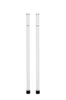 TOEI LIGHT Aluminum Singles Stick Tennis Single Court Auxiliary Pole Set of 2 Aluminum 40mm Round Pipe B2540