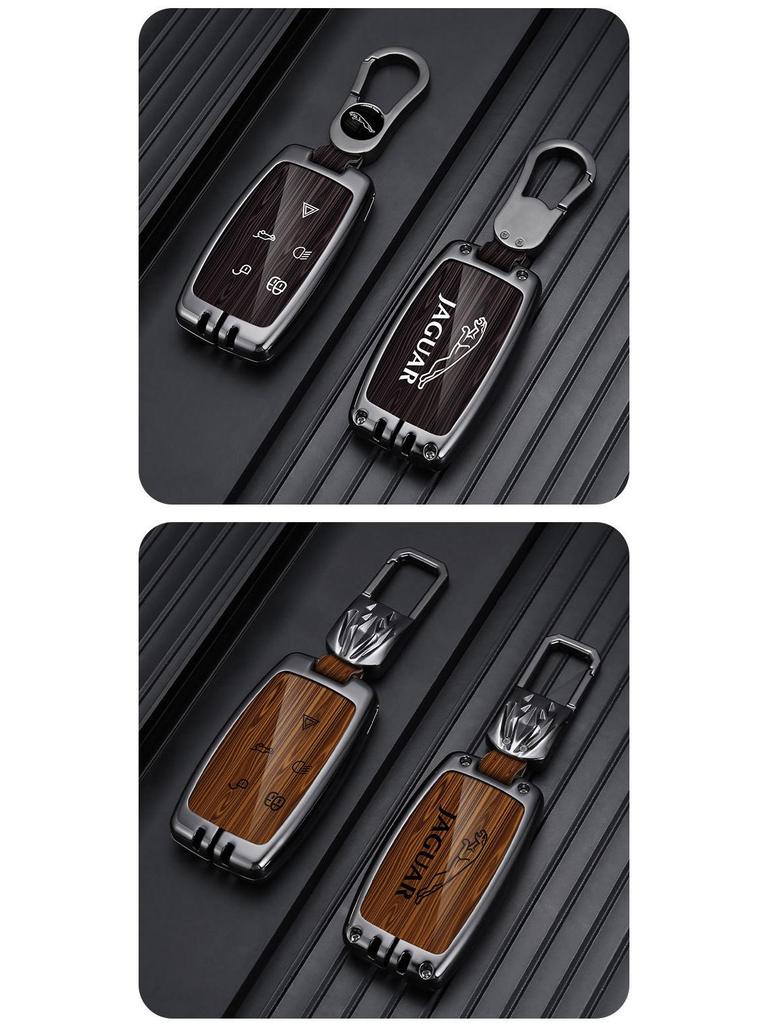23 Jaguar XFL/XEL/F-Pace/XJL/F-Type/E-Pace Key Case with Metal Buckle for Men & Women