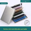 Anti-RFID Stainless Steel Multi-Card Holder with Free Shipping