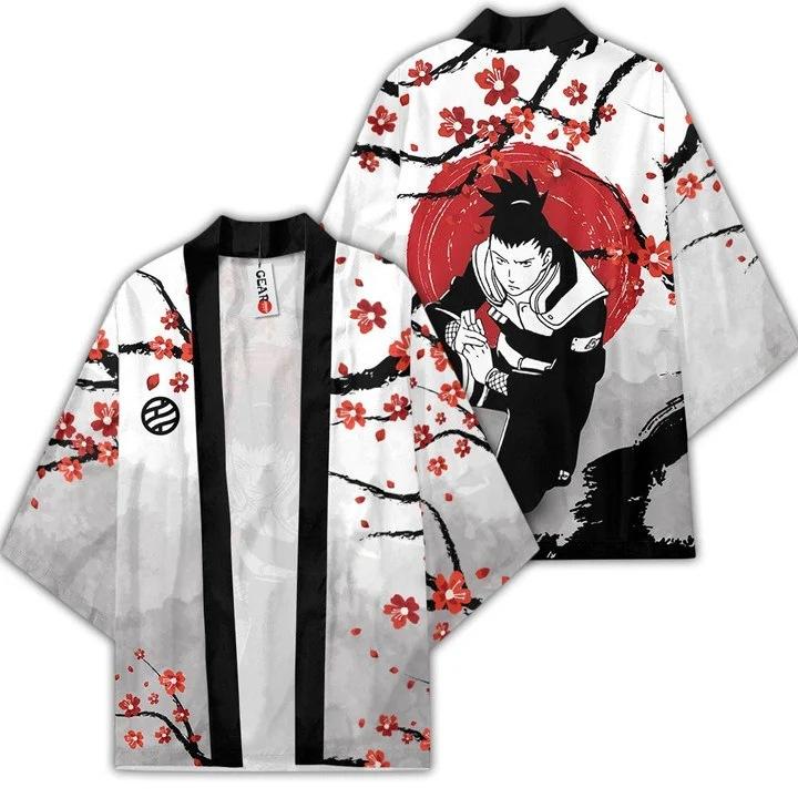 Naruto anime peripheral feather kimono jacket Naruto Li Locke suit bathrobe two-dimensional cape pajamas