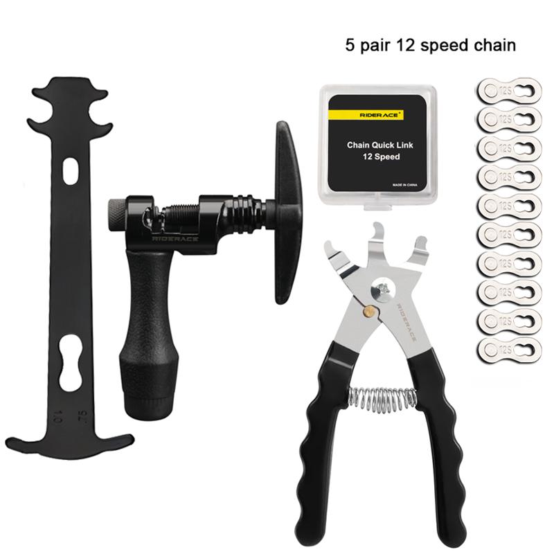 Набор инструментов для ремонта цепи велосипеда Индикатор проверки износа цепи Плоскогубцы для снятия цепи велосипеда для скоростей 6/7/8/9/10/11/12