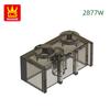 Нетоксичный 200 шт./лот 2877W Модифицированный Вертикальная текстура 1x2 с решеткой Рифленый блок Аксессуары для Moc Совместимые с деталями Brick Игрушки