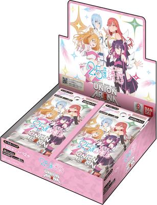 Bandai UNION ARENA Бустерный набор 2.5-мерное искушение [UA33BT] (BOX) Включено 16 упаковок. Рекомендуемый возраст: 9 лет и старше.