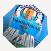 Personalized Name Haaland Print Umbrella, UV Shielding. It Has Eight Sturdy Ribs for Outdoor Use And Perfect As a Holiday Gift