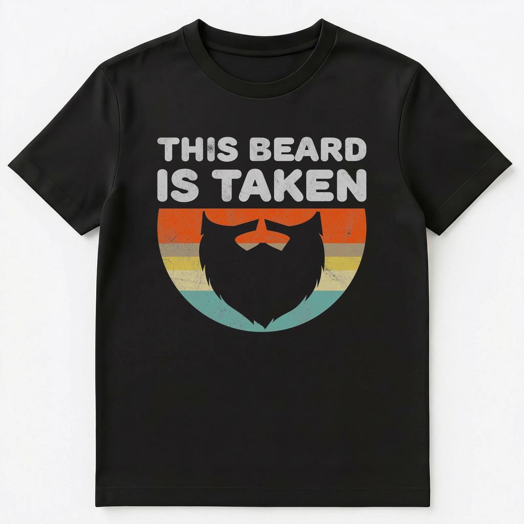 Funny Gift For Boyfriend Or Husband With A Beard T Shirt Unisex T-Shirt