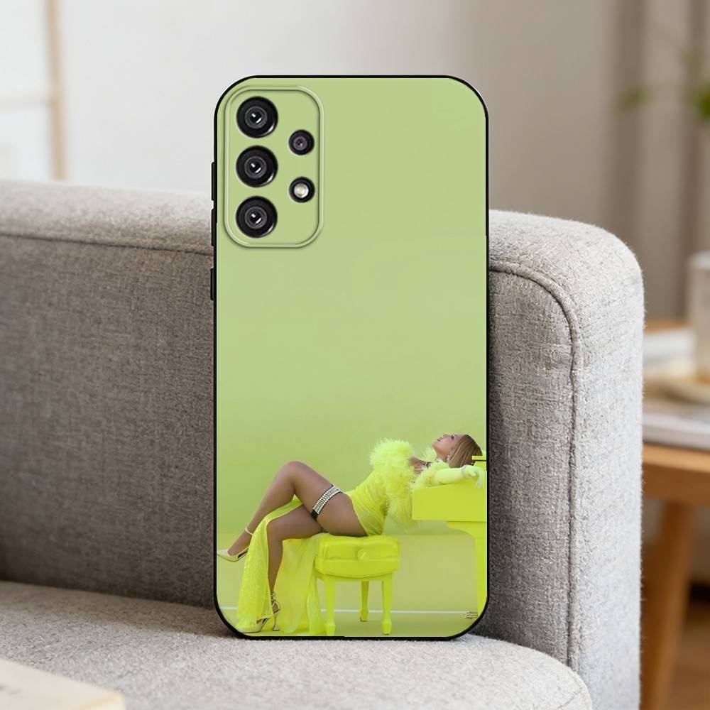 S-Singer B-Beyonce Чехол для телефона для Samsung S25, S24, S21, S22, S23, S30, Ultra, S20, Plus, Fe, Note, 10, 9, 5G Черный чехол