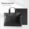 Мужская кожаная деловая сумка-портфель Samsonite для ноутбука