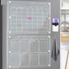 Magnetic Clear Fridge Dry Erase Calendar and Weekly Meal Planner Board