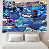 Cartoon Rockman Game Megaman1 Tapestry for Bedroom Aesthetic Classroom Tapestries Wall Hanging for Living Room Dorm Office,Ideal Creative Gift