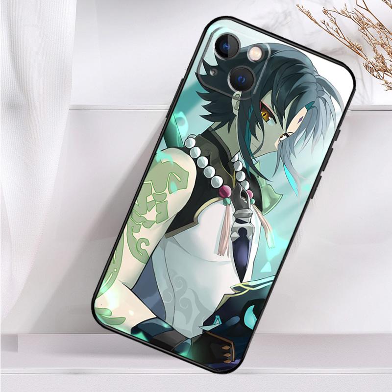 Чехол для телефона Genshin Impact Xiao для iPhone 16 15 14 13 12 11 Pro Max Mini X XR XS Max 7 8 Plus задняя крышка