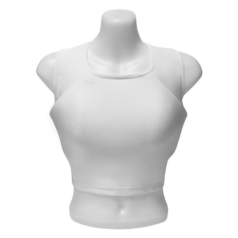 Женский дышащий защита груди для каратэ и боевых искусств - Удобный, впитывающий пот жилет для соревнований, тренировок и самообороны