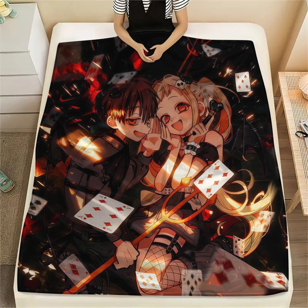Toilet‑Bound Hanako‑kun3 Flannel Blanket, High quality Comfortable for All Seasons, Home Decor, Warmth and Comfort