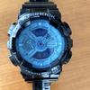 [Б/У] CASIO G-SHOCK GA-110B Синий/Черный