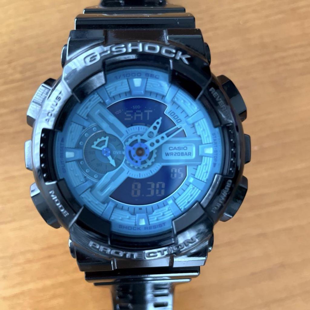 [Б/У] CASIO G-SHOCK GA-110B Синий/Черный
