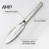 Wild Vegetable Harvesting Shovel Stainless Steel Garden Trowel, Narrow Pointed Gardening Hand Shovel, Patch Digging Tool for Planting, Weeding,