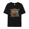Meowoween Кошачьи Хэллоуинские Футболки Топы Футболки Для Мужчин Хлопковый Топ Футболки Camisa Семейные Оптовые Футболки 100 Шт