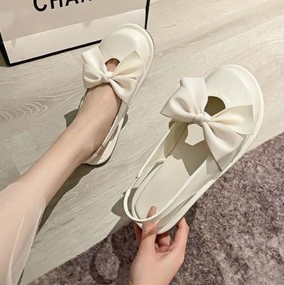 Модная женская обувь на плоской подошве из резины, сандалии Мэри Джейн для женщин в японском стиле, готика, Лолита, обувь без каблука, лето 2024 года, комфорт, лучшее