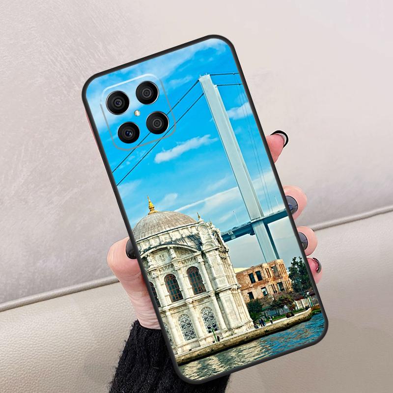 Турция Стамбул Пейзаж Здание Для Honor Magic 8 6 7 Pro Чехол Для Honor 400 Lite 200 50 70 90 X8c X8b X9a X9b X9c X9d Win RT