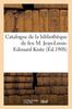Книга Catalogue De La Bibliotheque De Feu M. Jean-Louis-Edouard Kratz