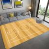 Basketball Court Carpet Basketball Area Rug for Bedroom Bedside Living Room Sofa Table Sport Theme Floor Mat Ball Games Doormat