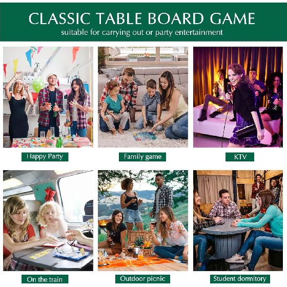 BESTOYARD Профессиональная китайская игра маджонг 144 меламиновые плитки 4/5 дюйма Дорожная настольная игра Классическая портативная -Джонг Семейная игра для досуга со столом