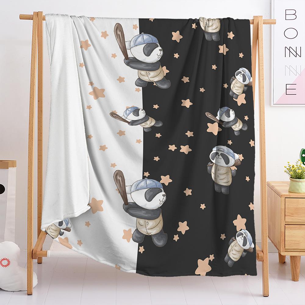 Blankets Cute Panda Blankets Flannel Bedroom Office Blankets Cover Blankets For All Seasons