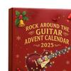 2025 Guitar Advent Calendar 24 Days Christmas Countdown Calendar with Mini Guitar Ornaments Handmade Rock Collectible Holiday Gift