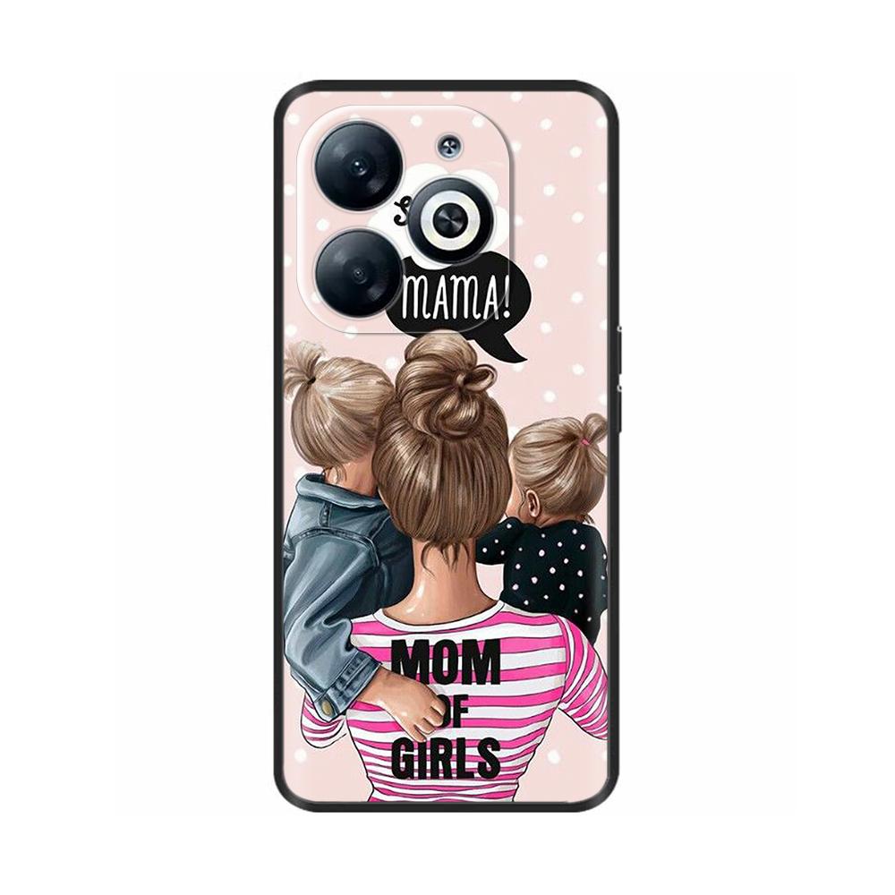 For Infinix Smart 8 Case Cover Funda Black Soft Silicone TPU Protective Phone Case For infinix Smart 8 Smart8 X6525 Bumper Coque