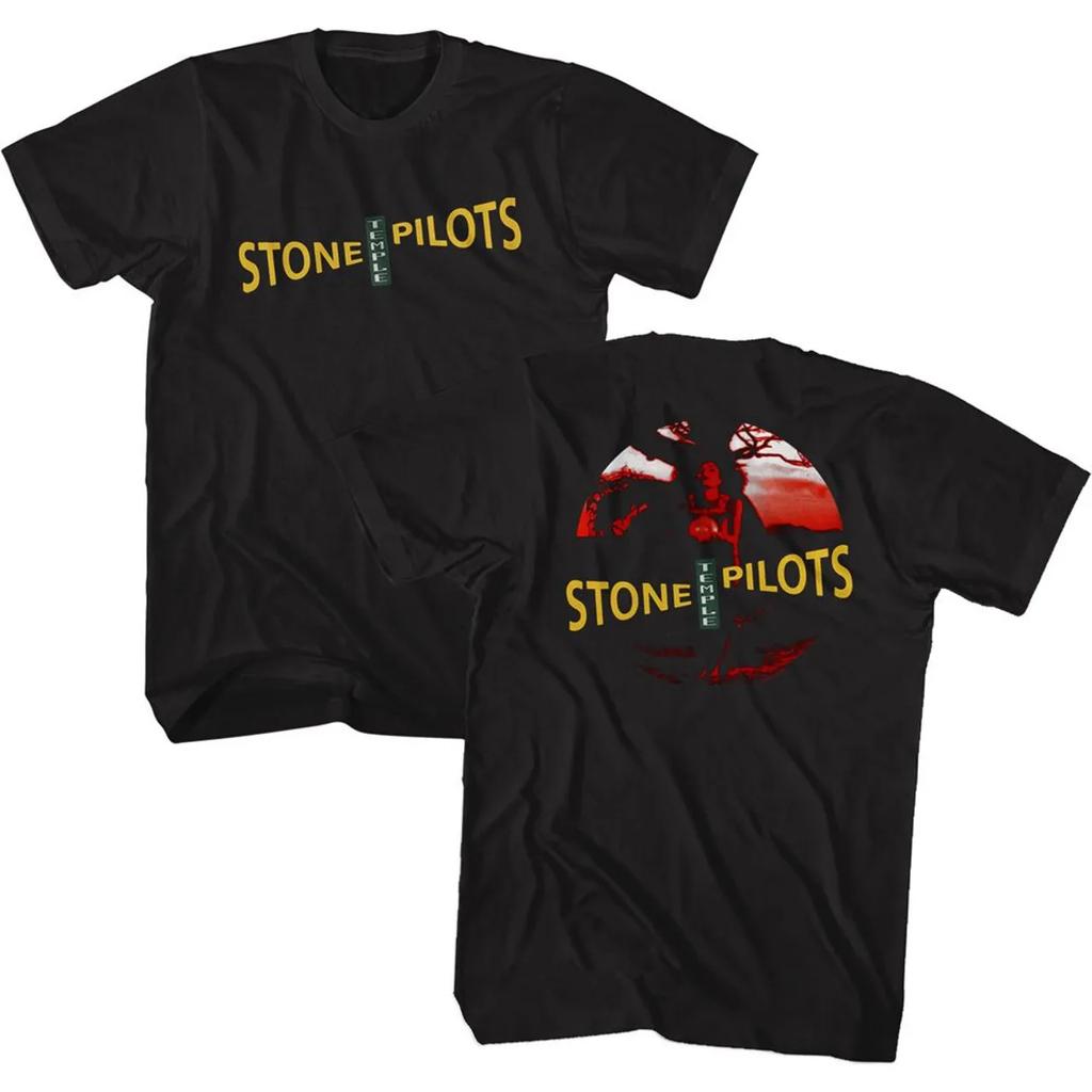 American Rock Band Stone Temple Pilots Graphic Print Tshirt Unisex Women Loose Casual Oversized Tee Streetwear Hip Hop Fashion Top