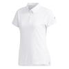 Solid Color Quick-Dry Sports Polo Shirt Women Tops White DV2254