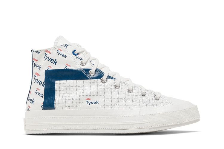 Men's Sneakers Converse Chuck Taylor All Star 70 Hi DuPont Tyvek White White/Princess Blue/Fiery Red