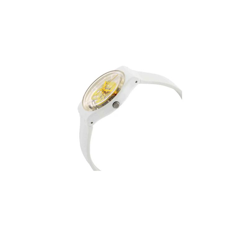 Swatch Унисекс 34 мм Желтые часы SO31W105 SO31W105