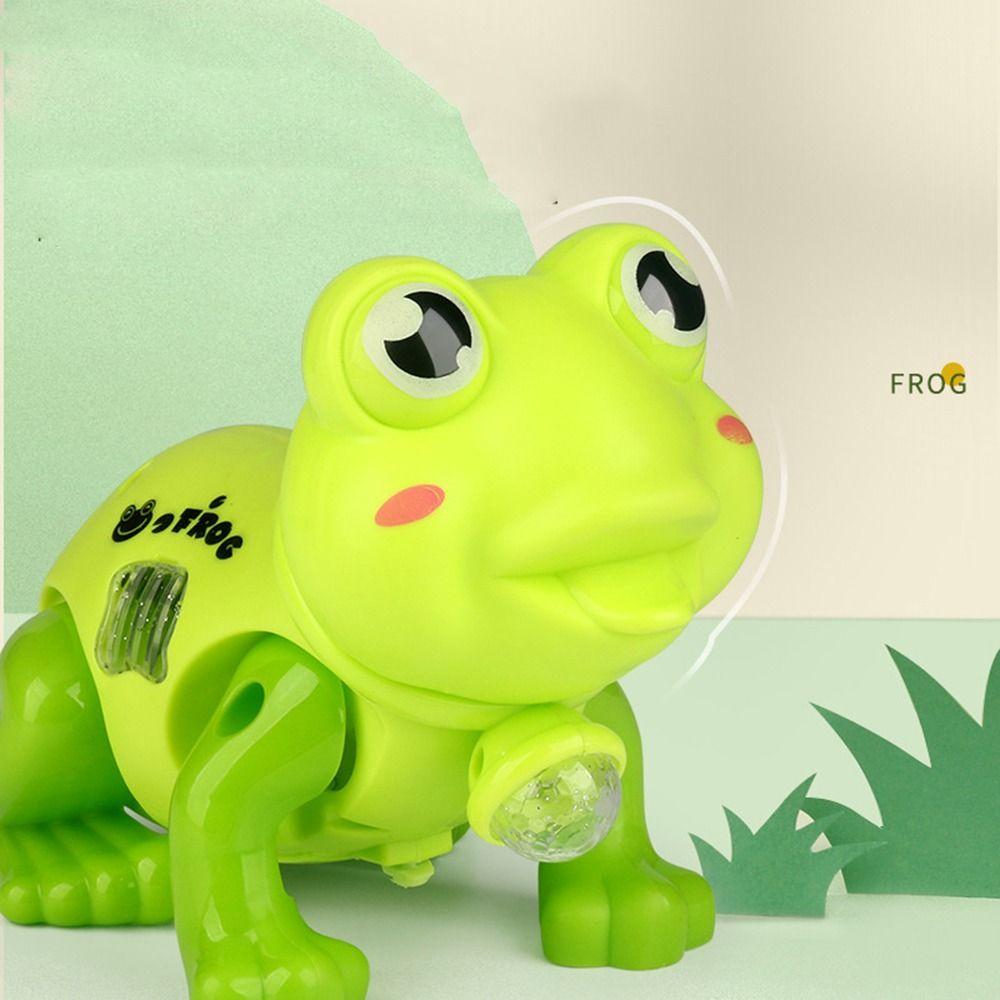 Electric Music Projection Educational Toys Educational Electric Pull Rope Frog Toys Children Toys